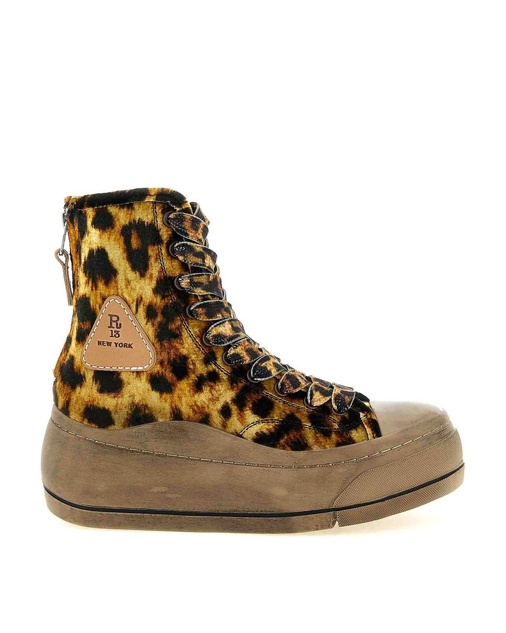 R13 Brown 'Extended Kurt' Sneakers