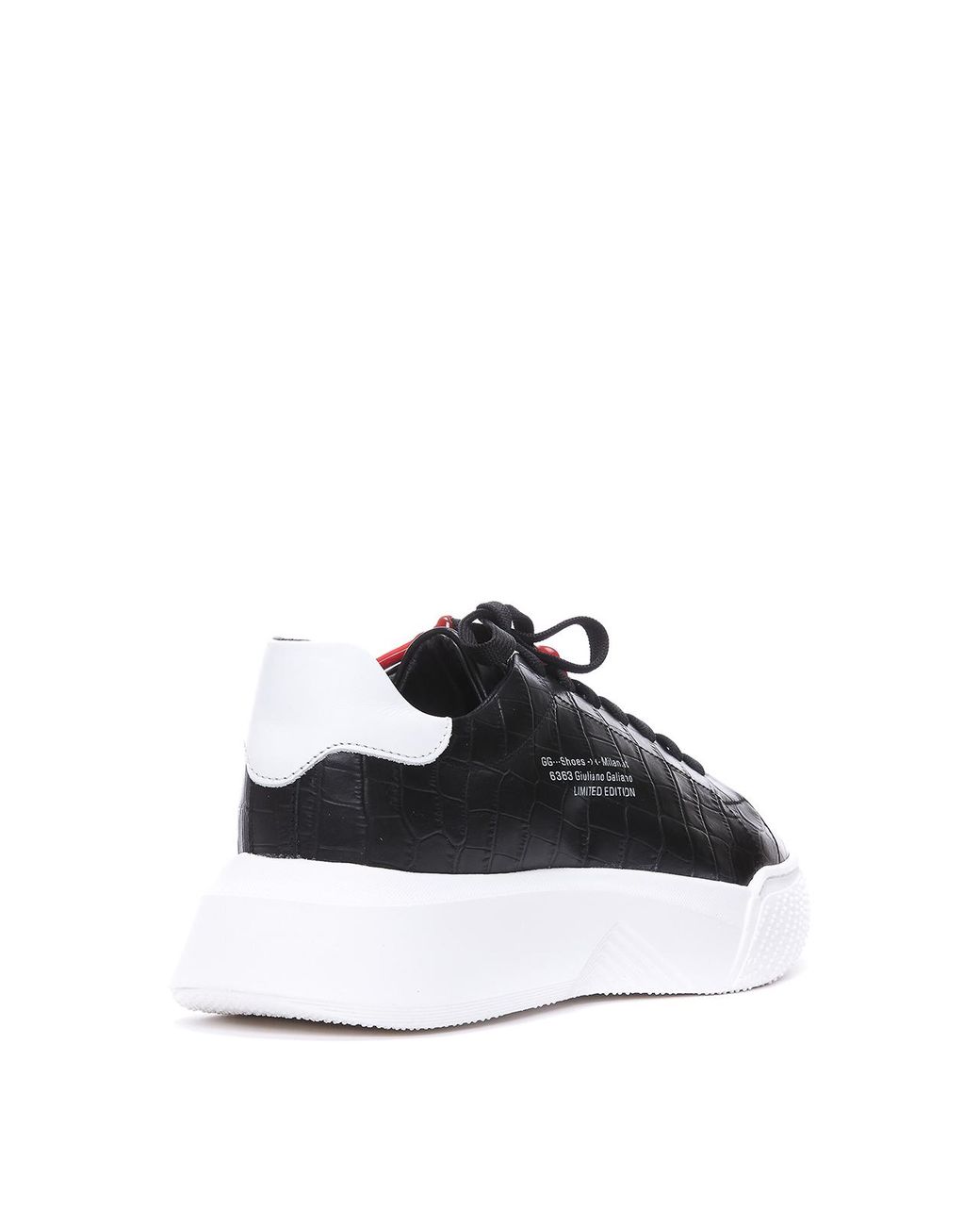 Giuliano Galiano Blue Sneakers With Logo for men