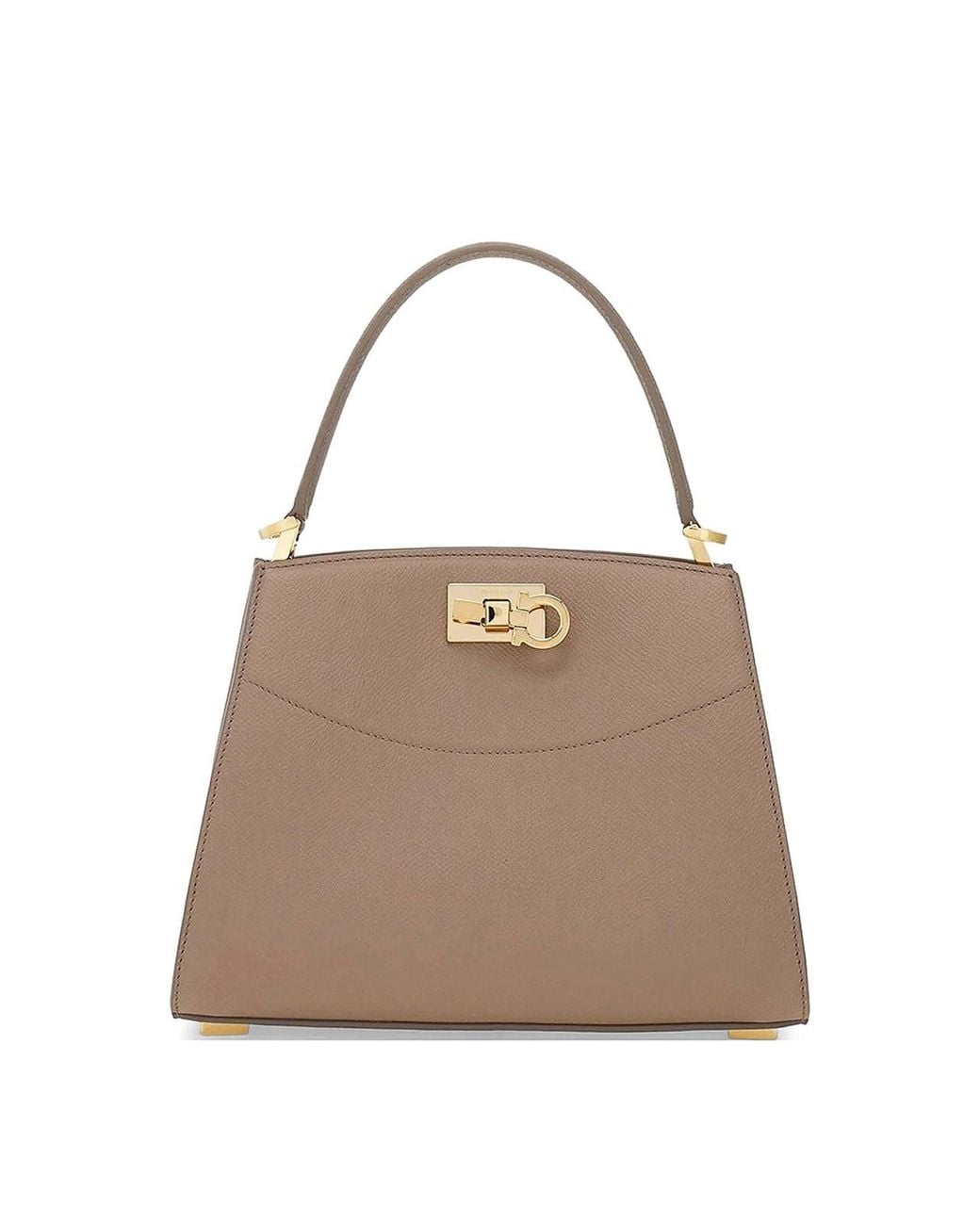 Ferragamo Natural New Studio Extra Small Box Bag