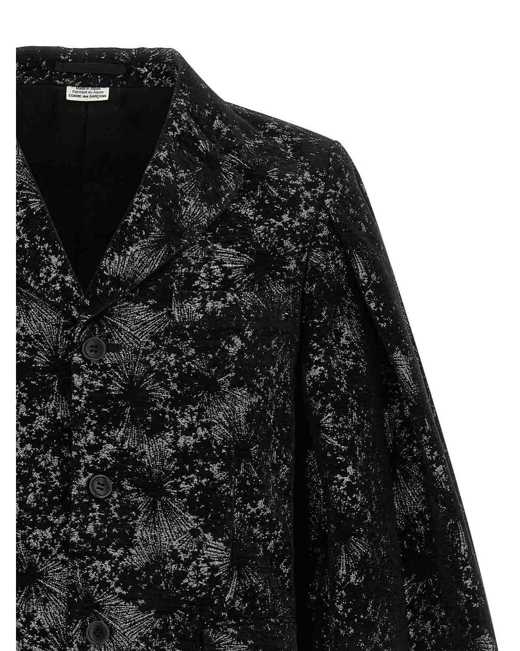 Comme Des Garcons Hommes Plus Black Flared Sleeves Blazer for men