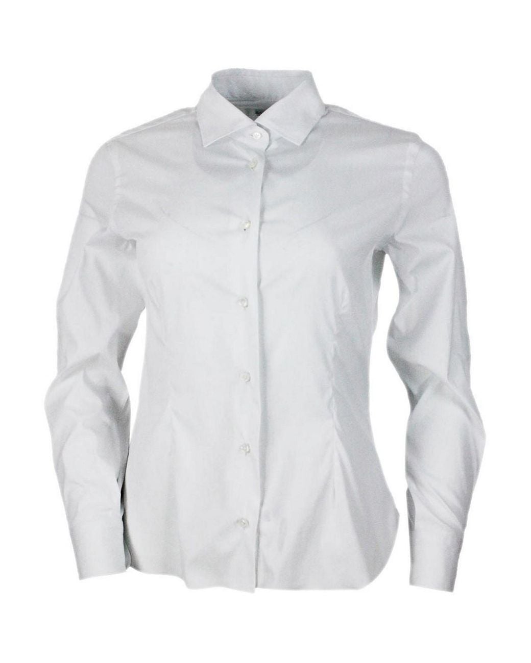 Barba Napoli White Cotton Shirt