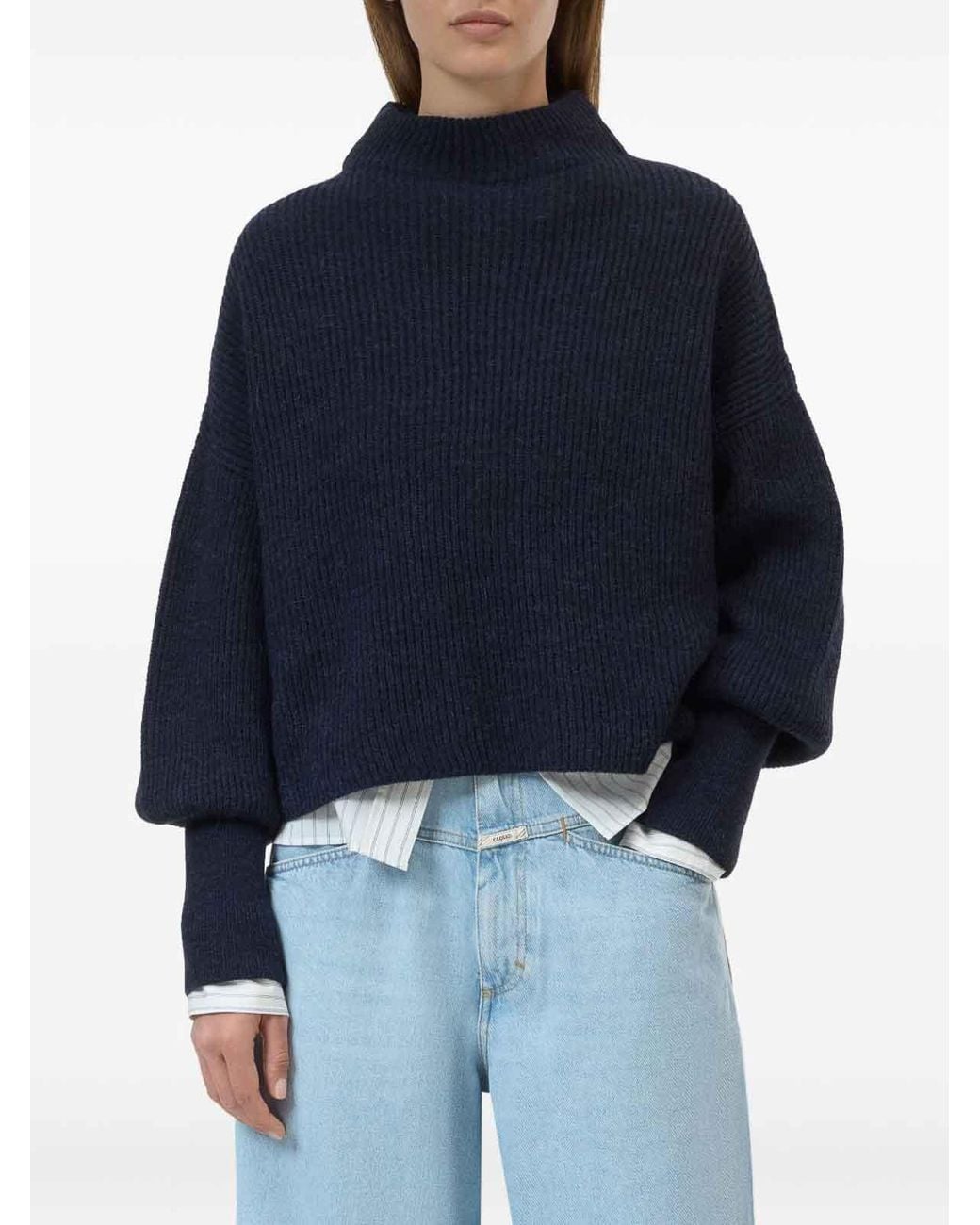 Closed Blue Wool Blend Jumper