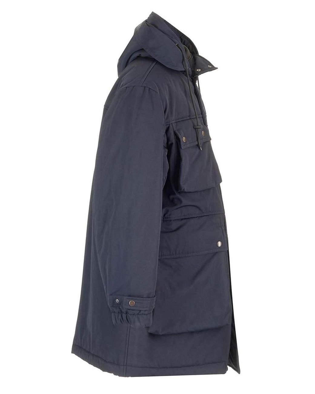 Dries Van Noten Blue Roos Parka Coat for men