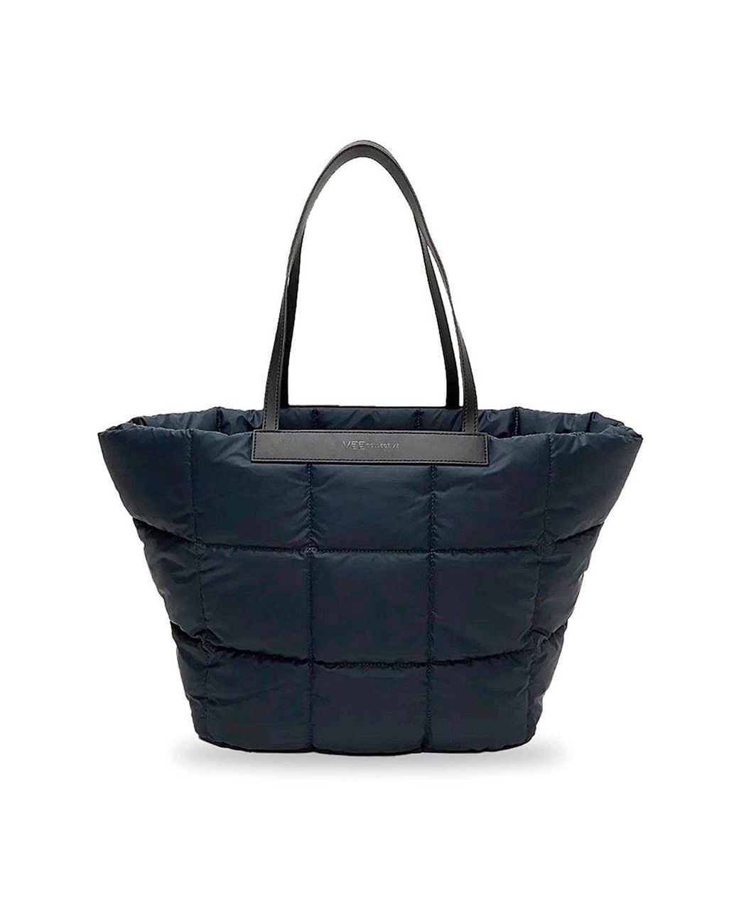 VEE COLLECTIVE Blue Porter Basque Tote Bag