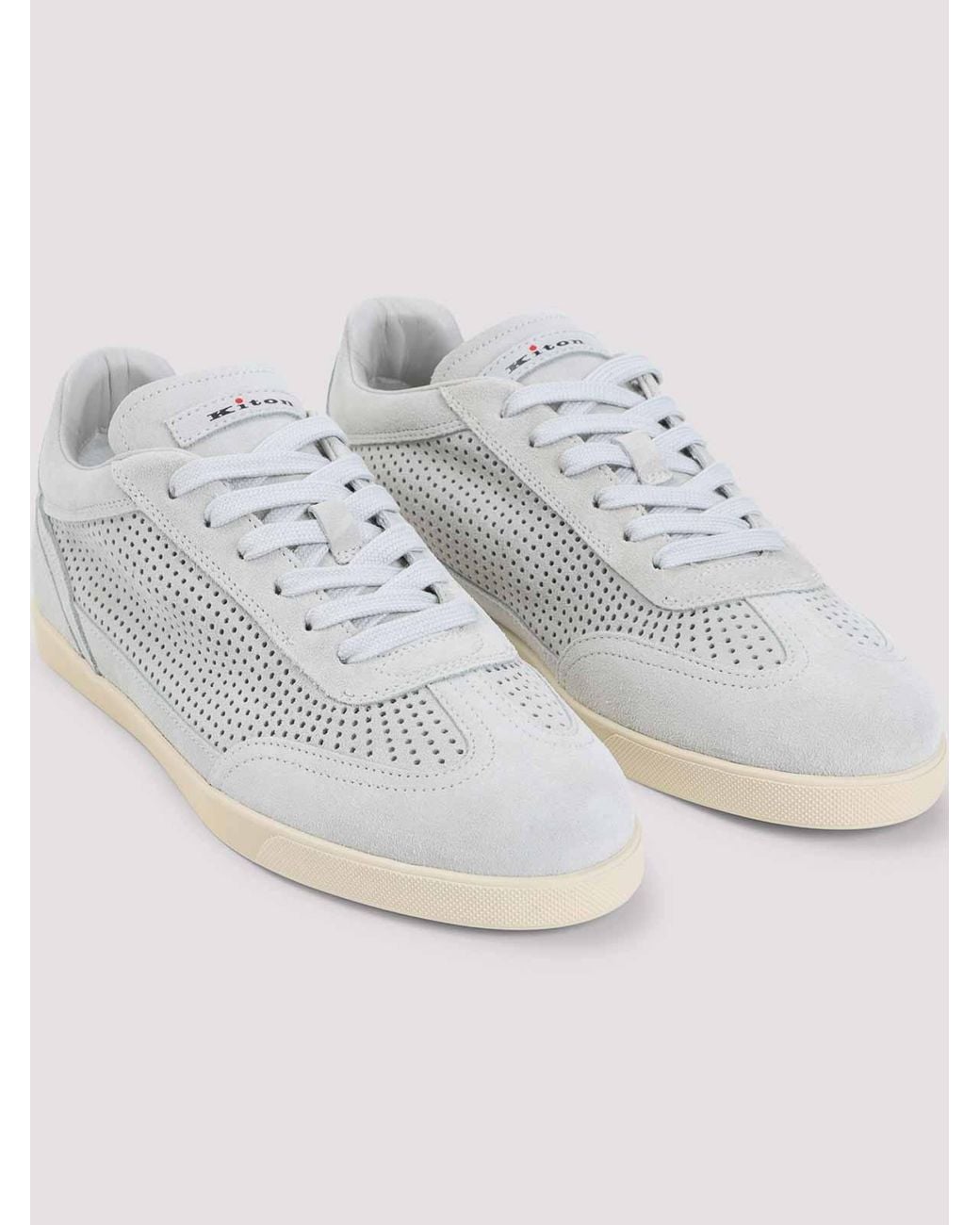 Kiton White Sneakers for men