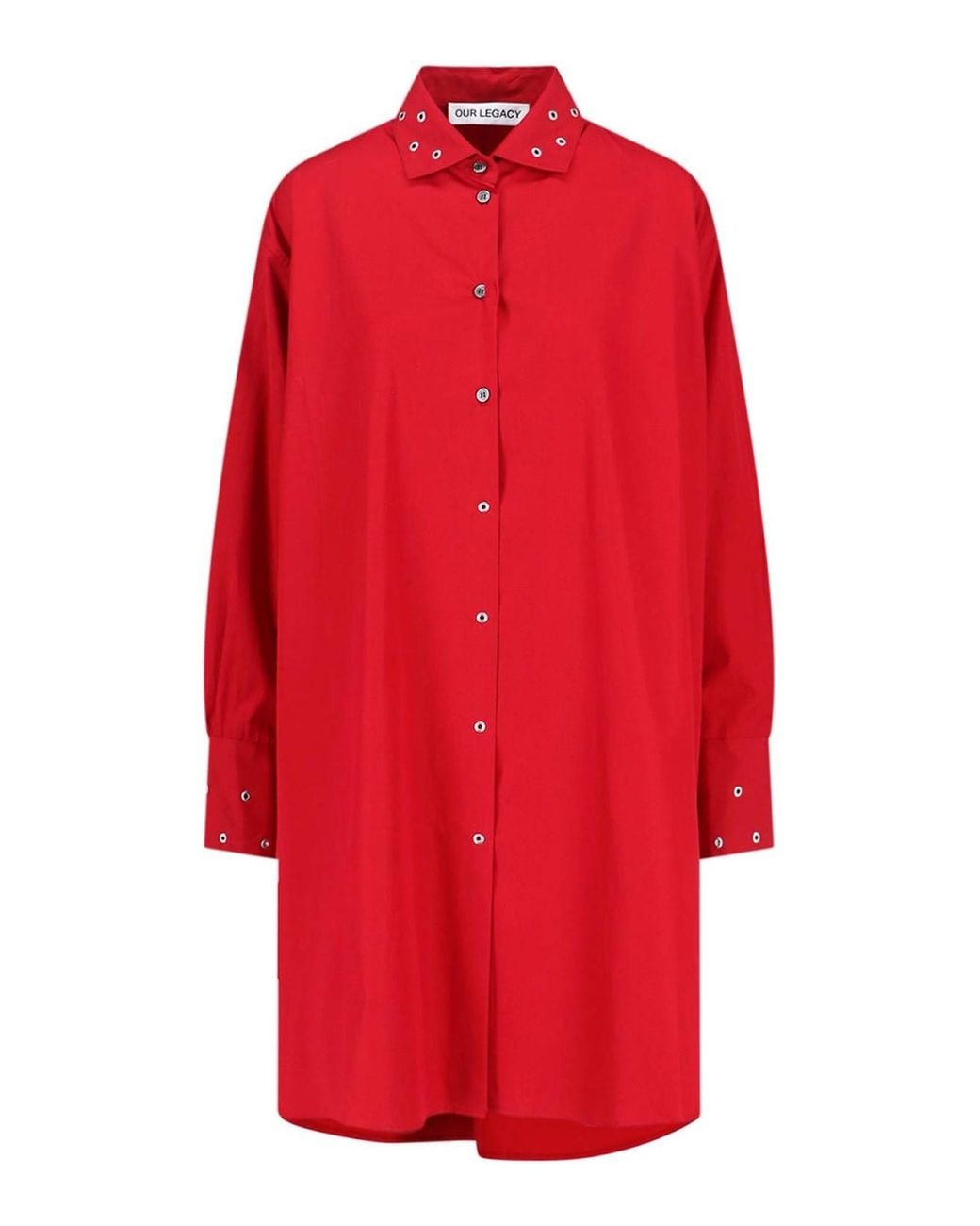 Our Legacy Red Vestito Chemisier