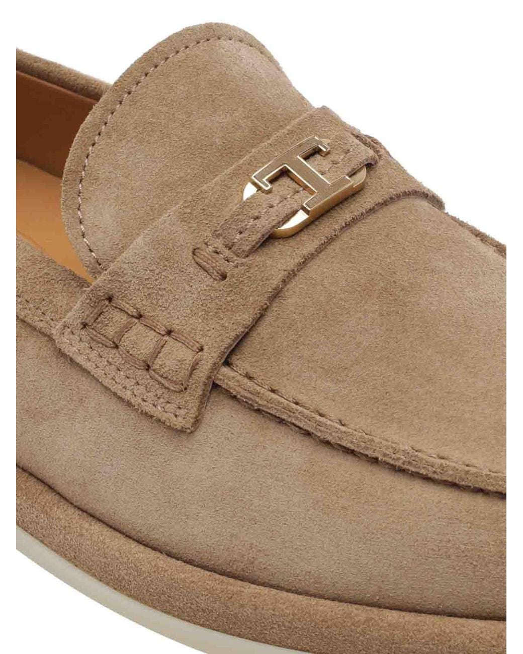 Tod's Brown Suede Loafers