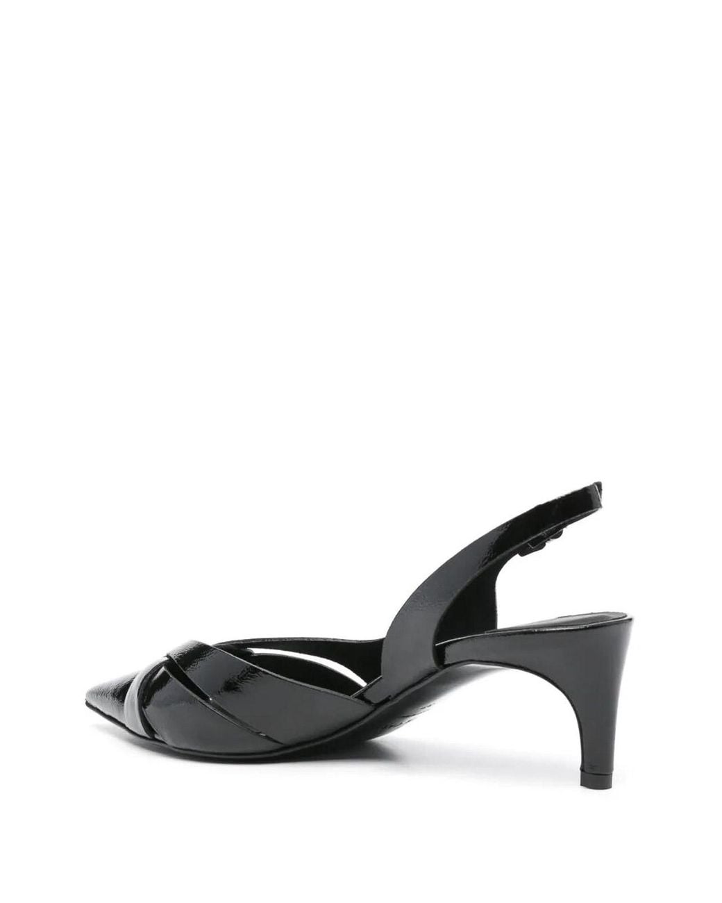 Fabrizio Del Carlo Black Paris Sling Back