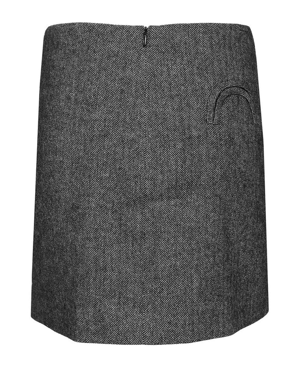 Blazé Milano Gray Blazé Milano "Coci" Miniskirt