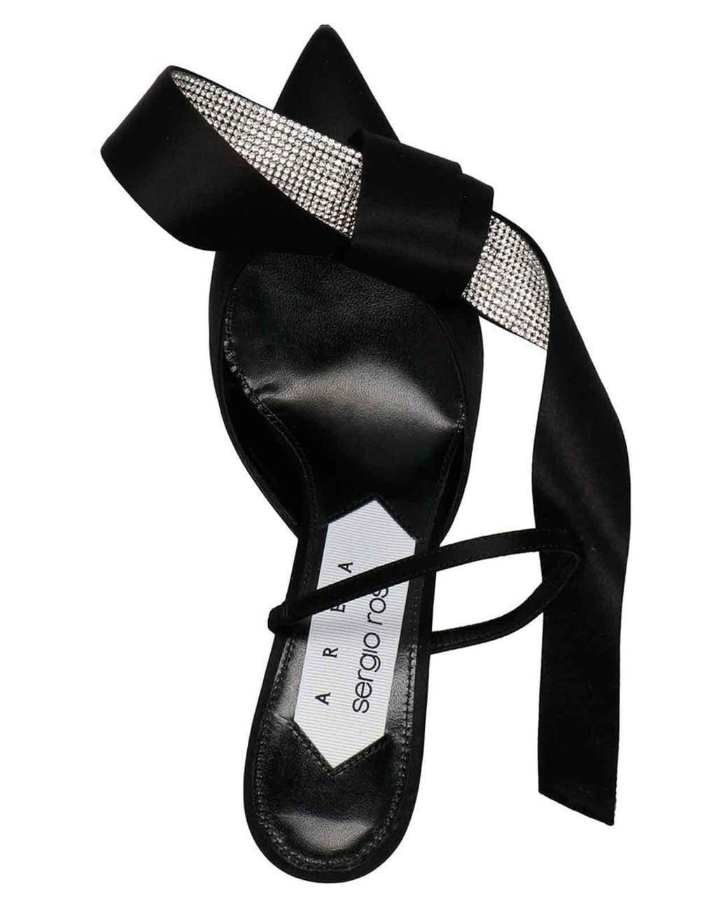 Sergio Rossi Black Leather Mules