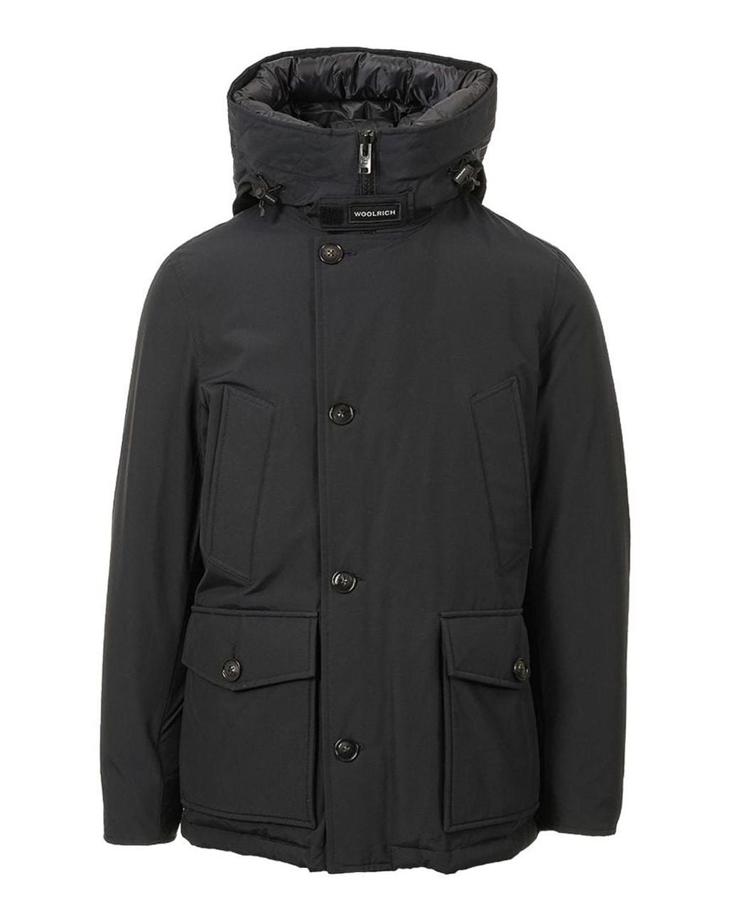 Woolrich Black Parka for men