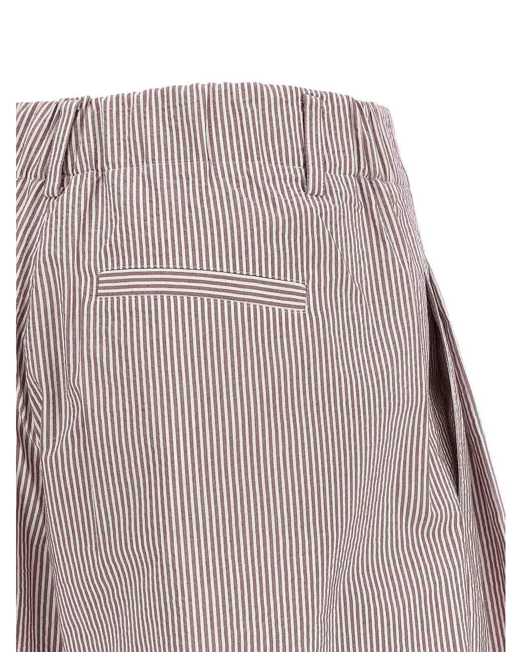 Brunello Cucinelli Gray Baggy Shorts