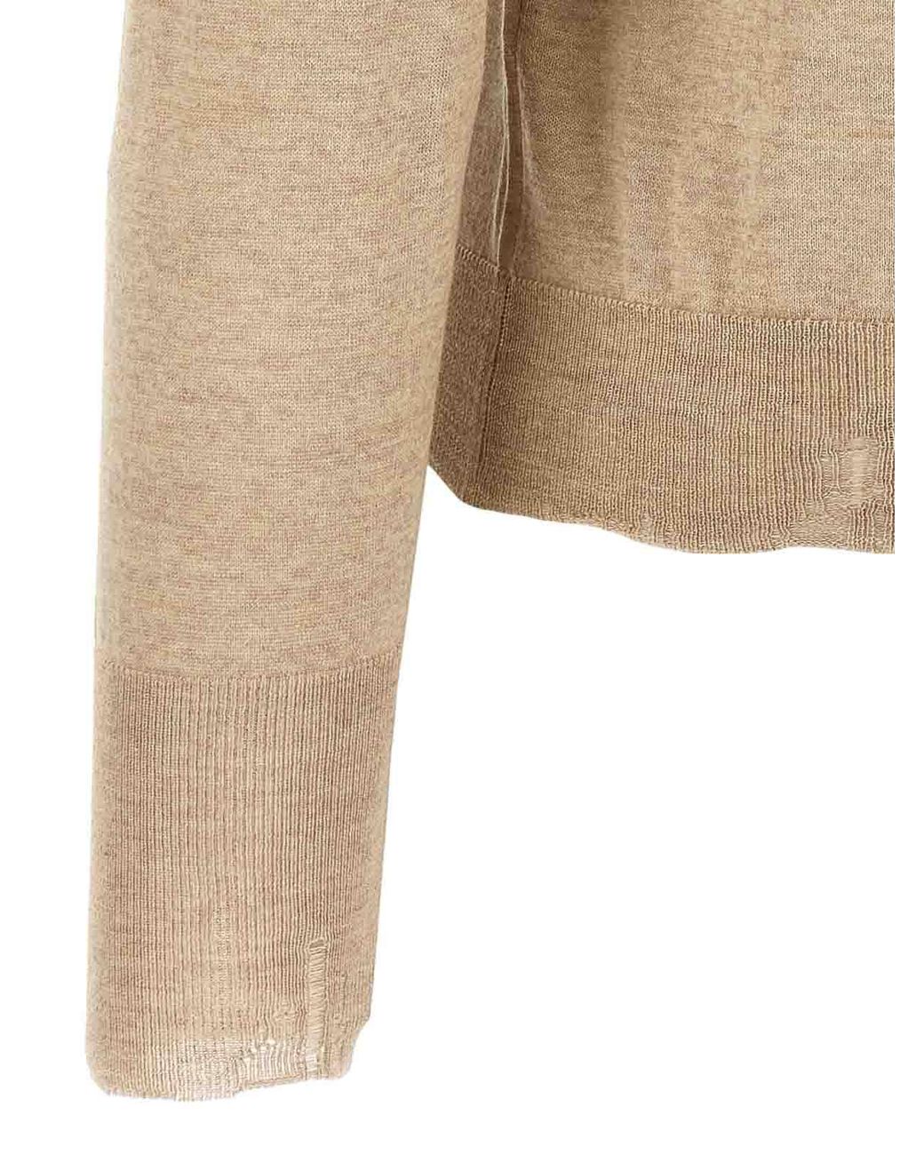 Golden Goose Deluxe Brand Natural Dilara Turtleneck Sweater