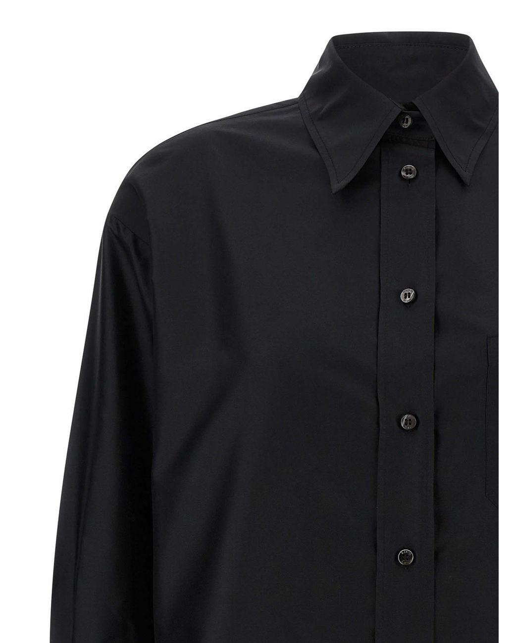 Alberto Biani Blue Silk Shirt