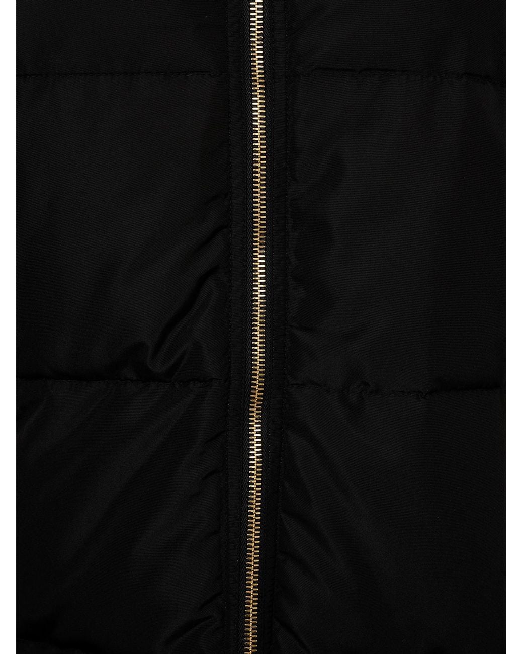 Patou Black Hooded Puffer Jacket