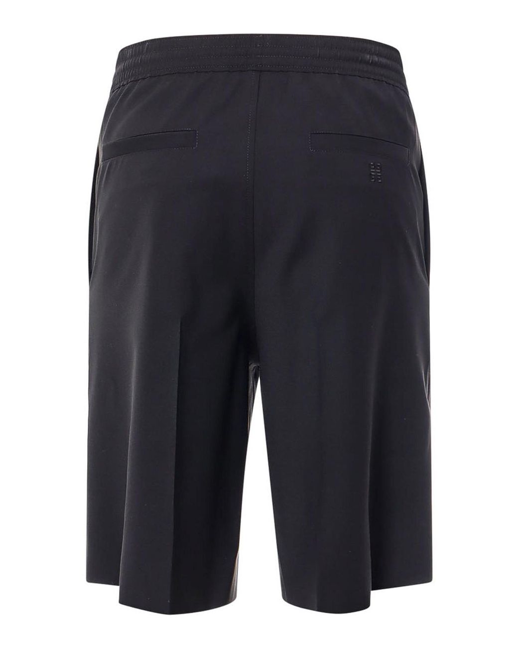 Givenchy Blue Virgin Wool Bermuda Shorts for men