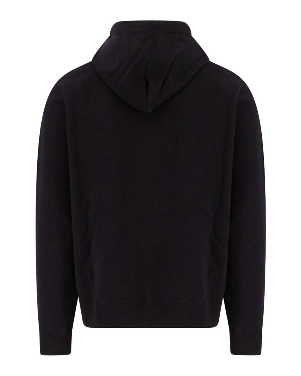 Gcds Blue Cotton Sweatshirt With Terry Alien Patch for men