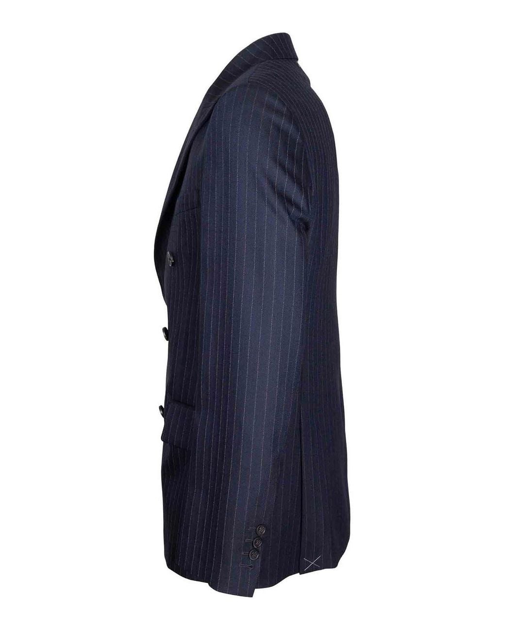 Golden Goose Deluxe Brand Blue Journey Double -Breasted Jacket for men
