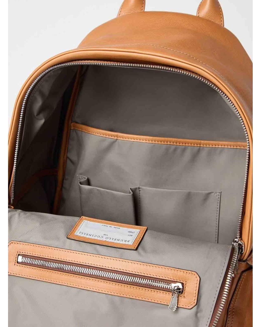Brunello Cucinelli Brown Travel Backpack for men