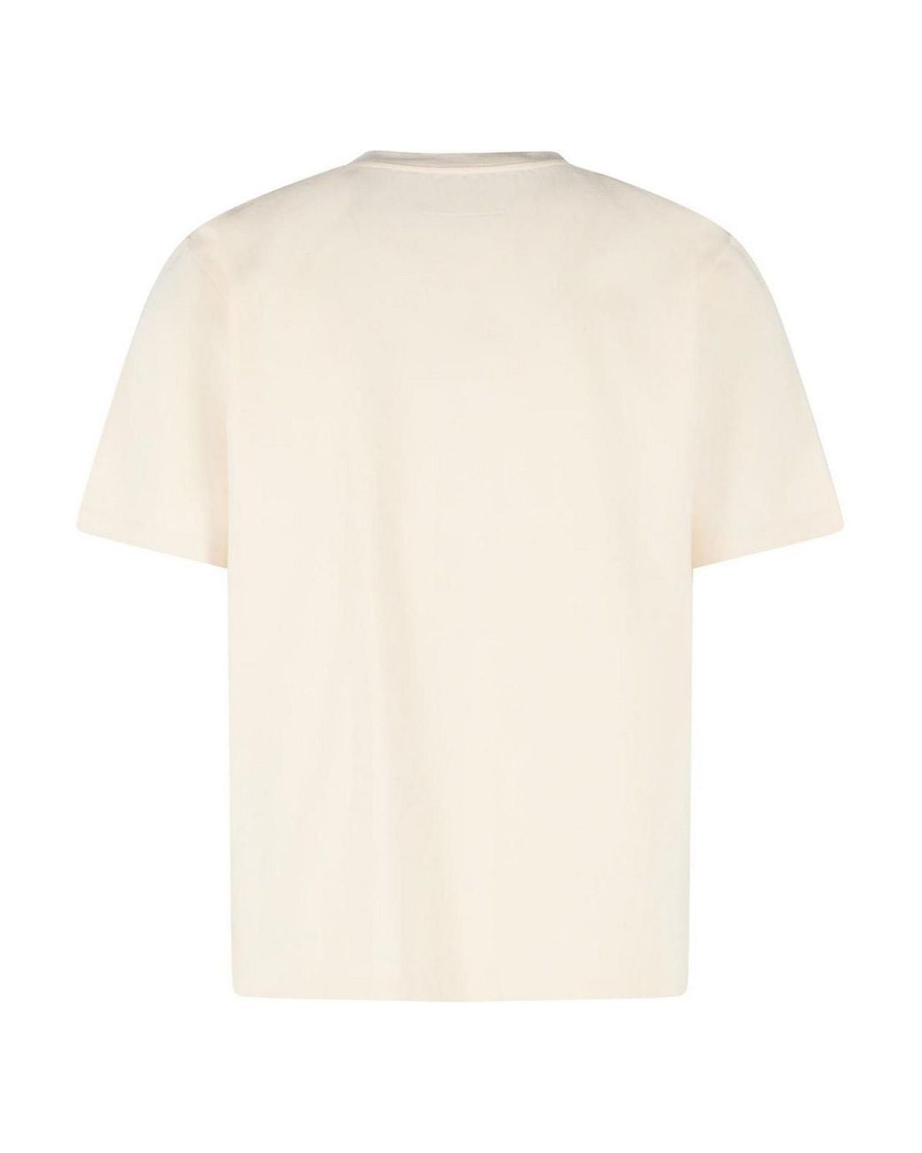 MM6 by Maison Margiela Black Ivory Cotton T-Shirt for men