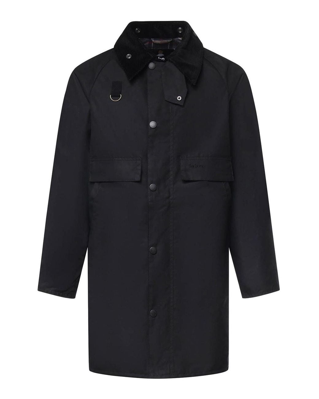 Barbour Blue Spey Long Waxed Jacket for men