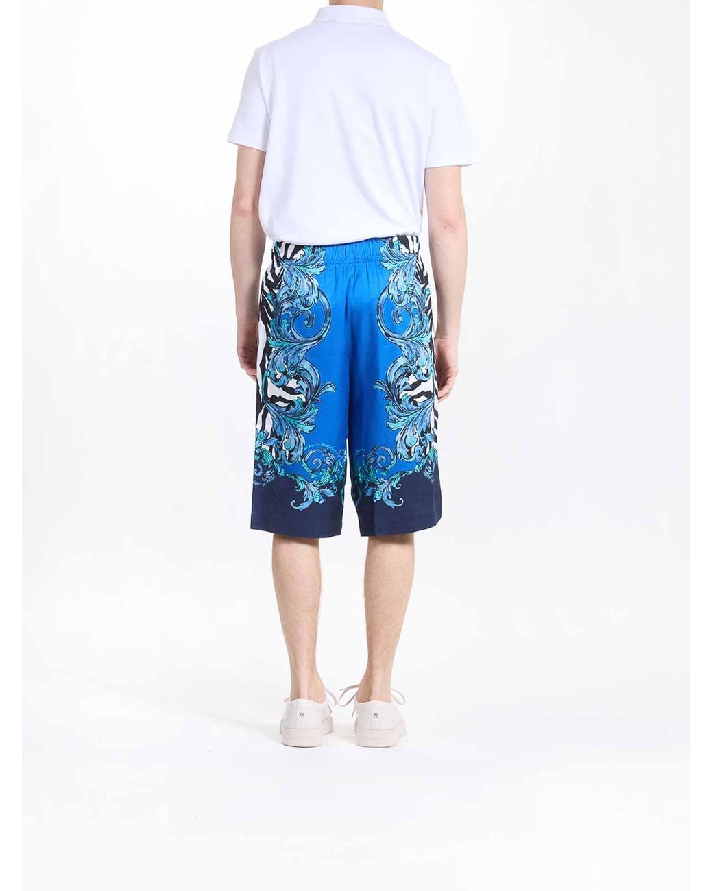 Versace Jeans Couture Blue Sabra Baroque Short for men
