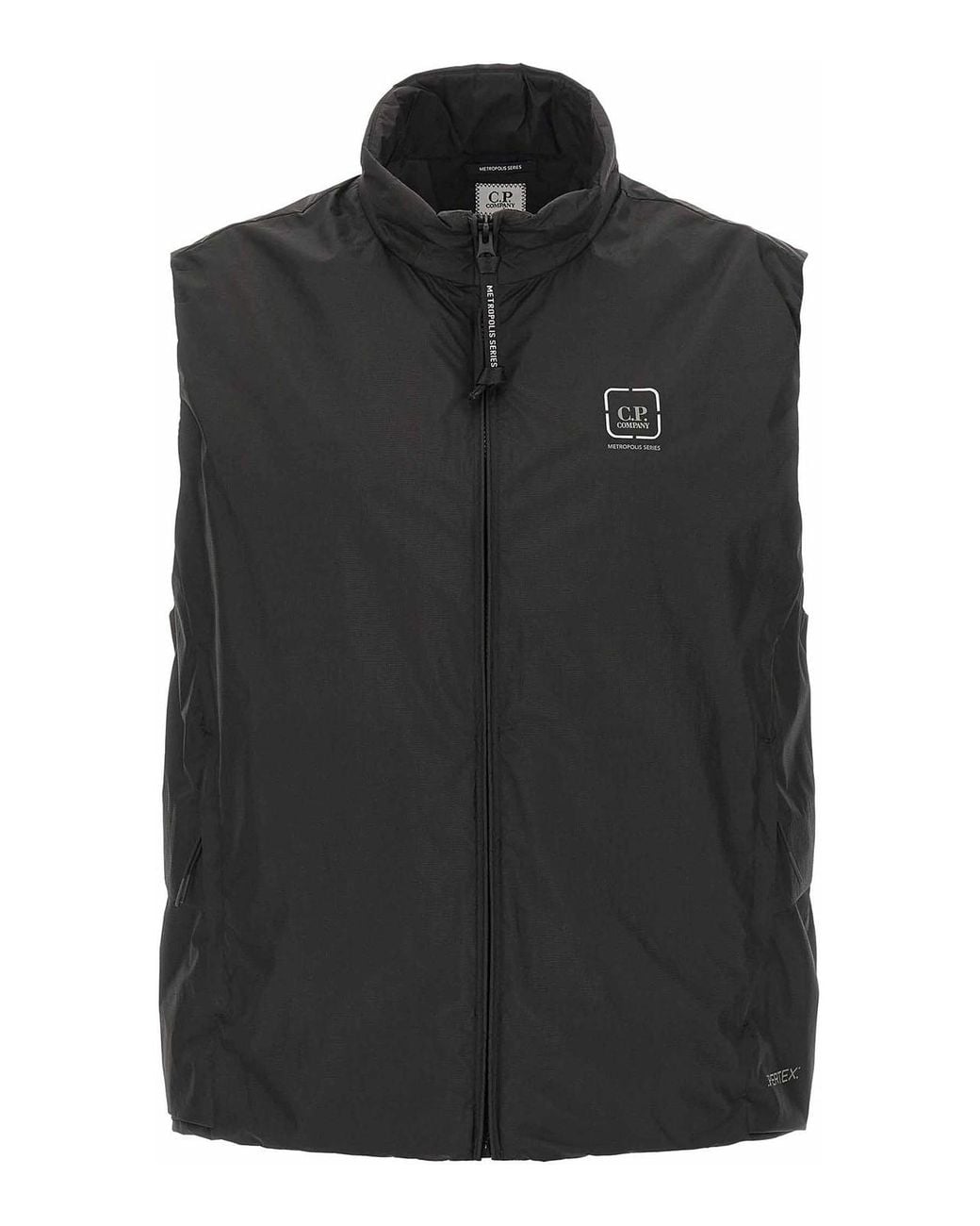 C P Company Black The Metropolis Series Vest for men