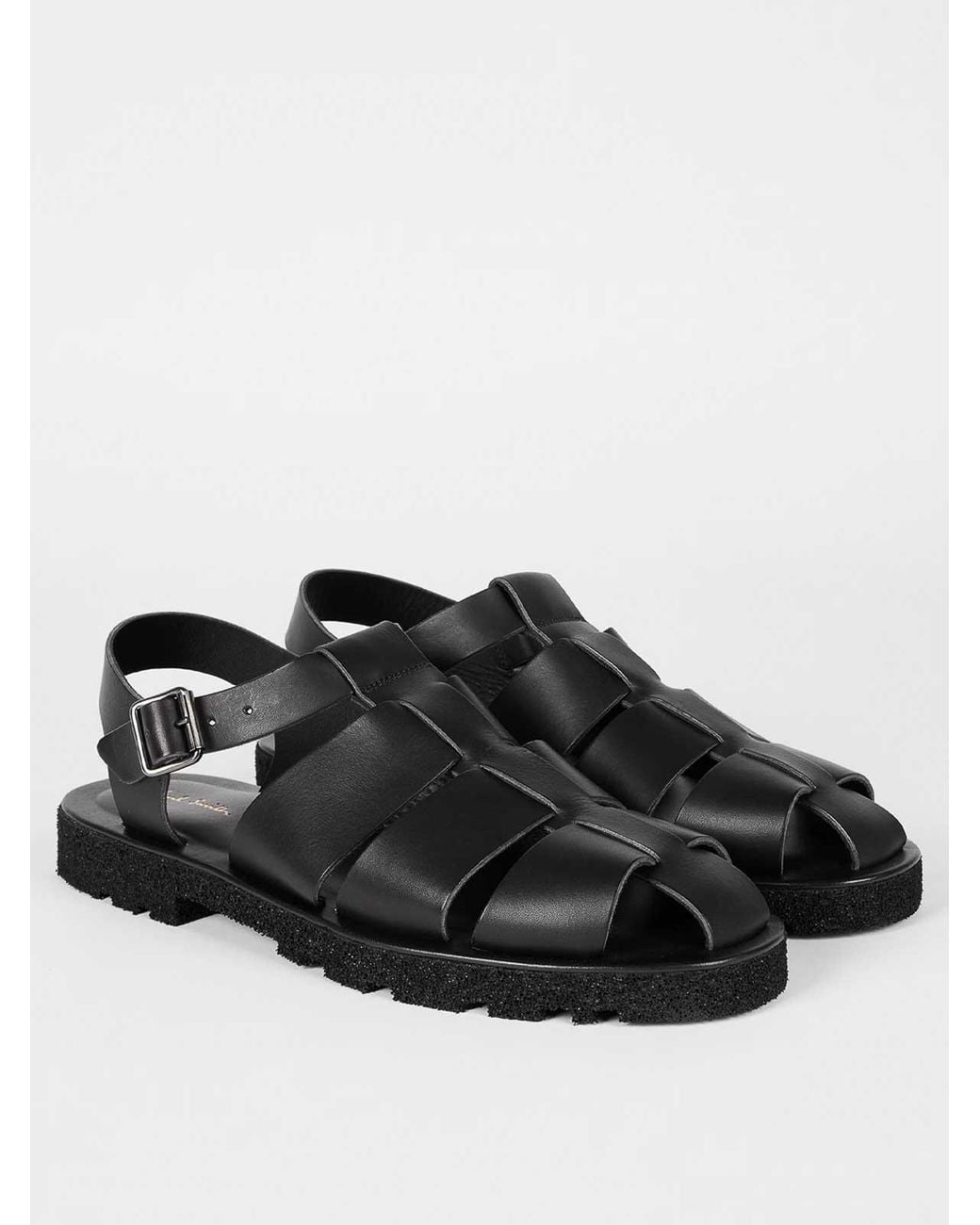 Paul Smith Black Sandoval Fishing Sandals for men