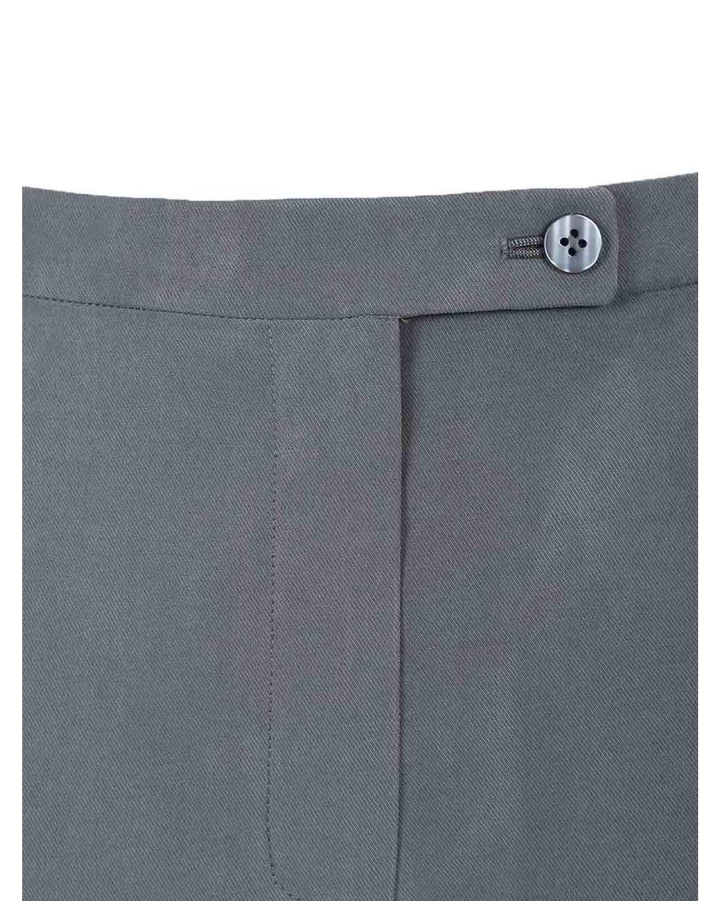 Emporio Armani Blue Trousers With Elasticated Waist