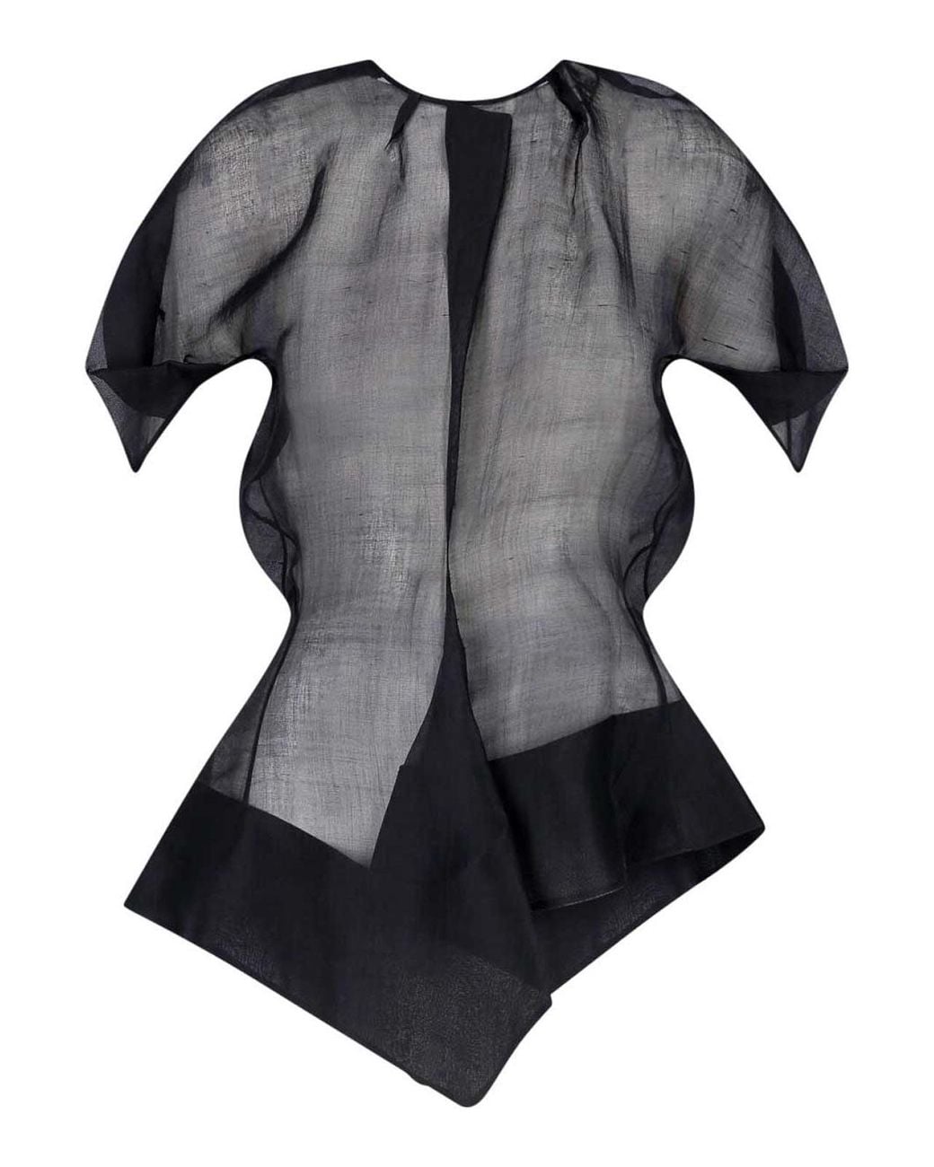Khaite Black Silk Top