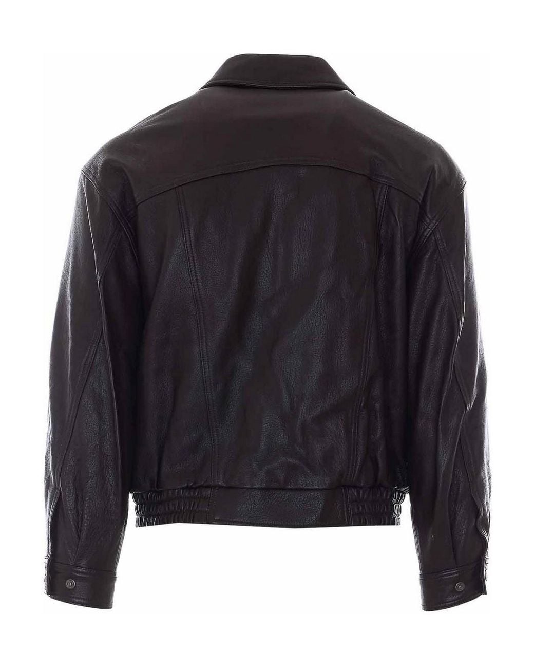 DUNST Black Leather Jacket for men