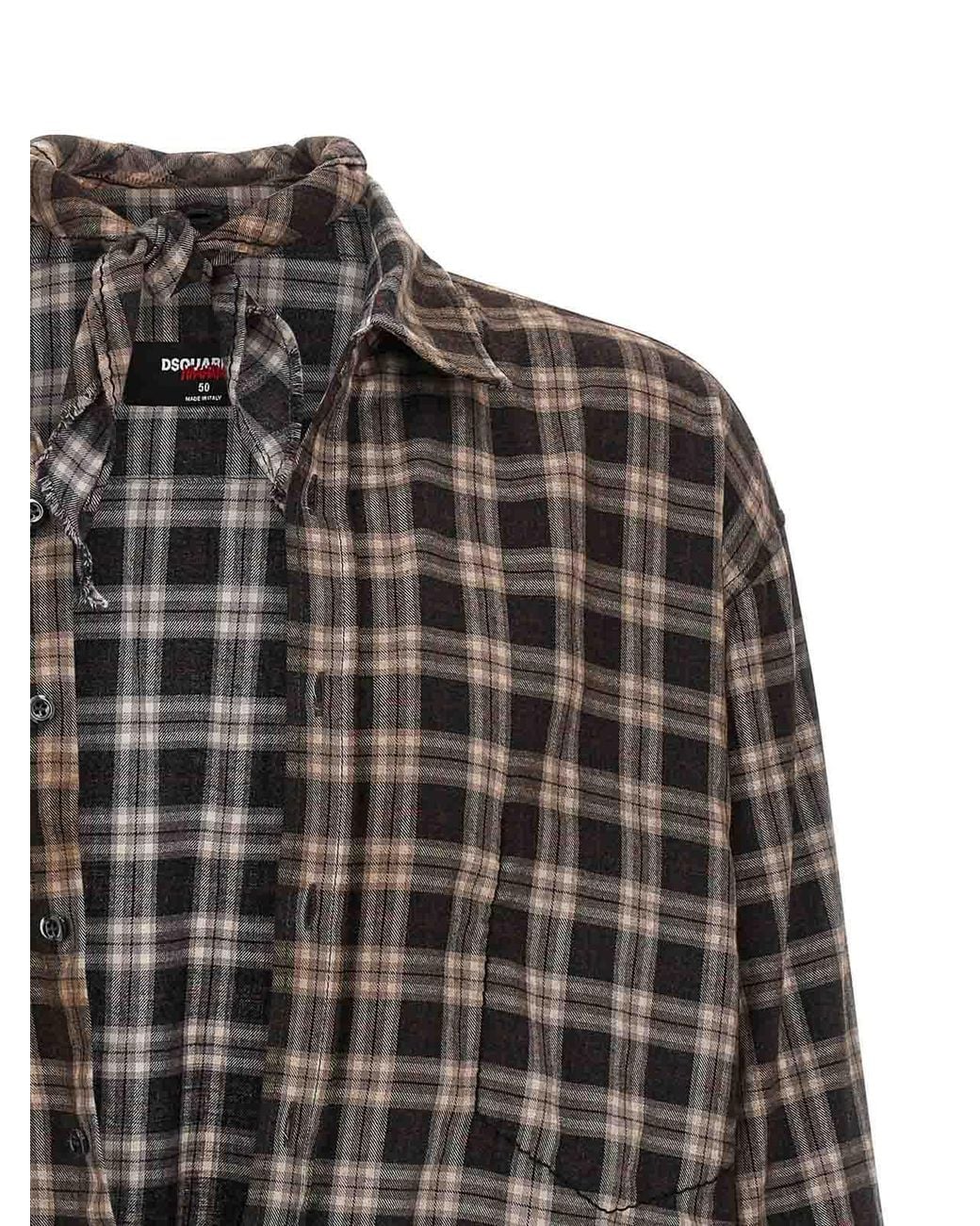 Camisa DSquared² de hombre de color Gray