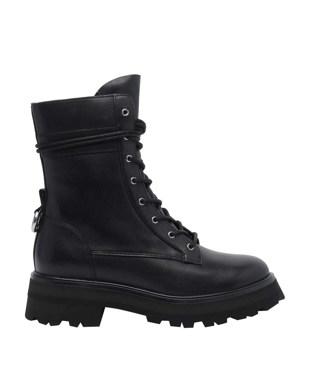MICHAEL Michael Kors Black Caleb Lug Booties