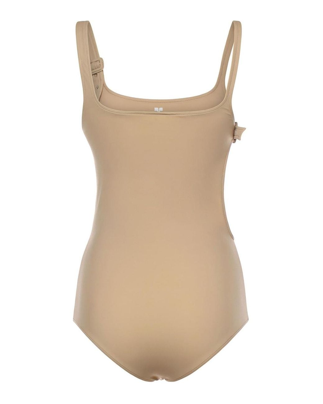 Courreges Natural Buckle Swimsuit