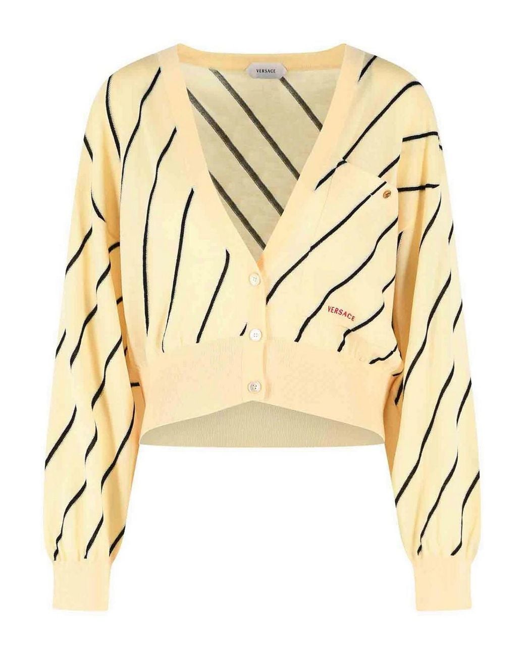Versace Metallic Cardigan