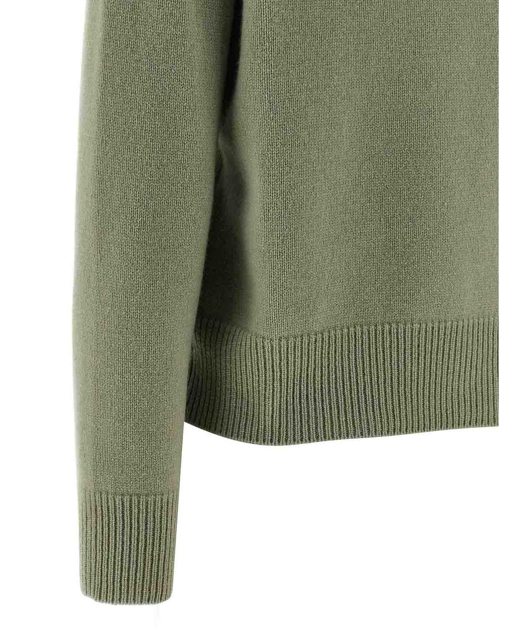 Pull Col Rond Maison Kitsuné en coloris Green