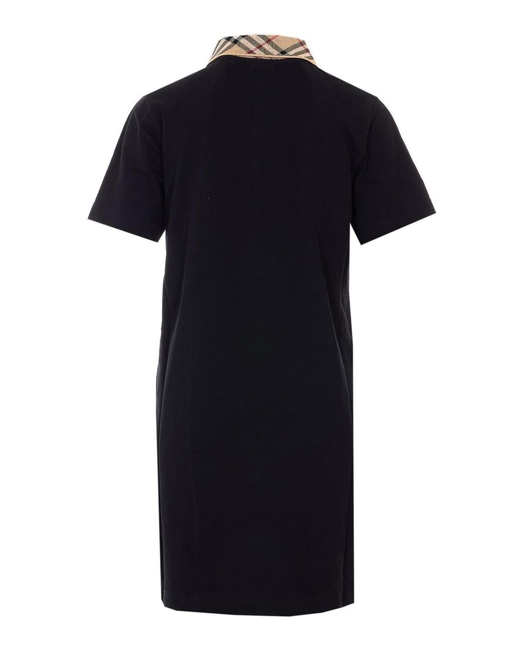 Vestito A Quadri di Burberry in Black