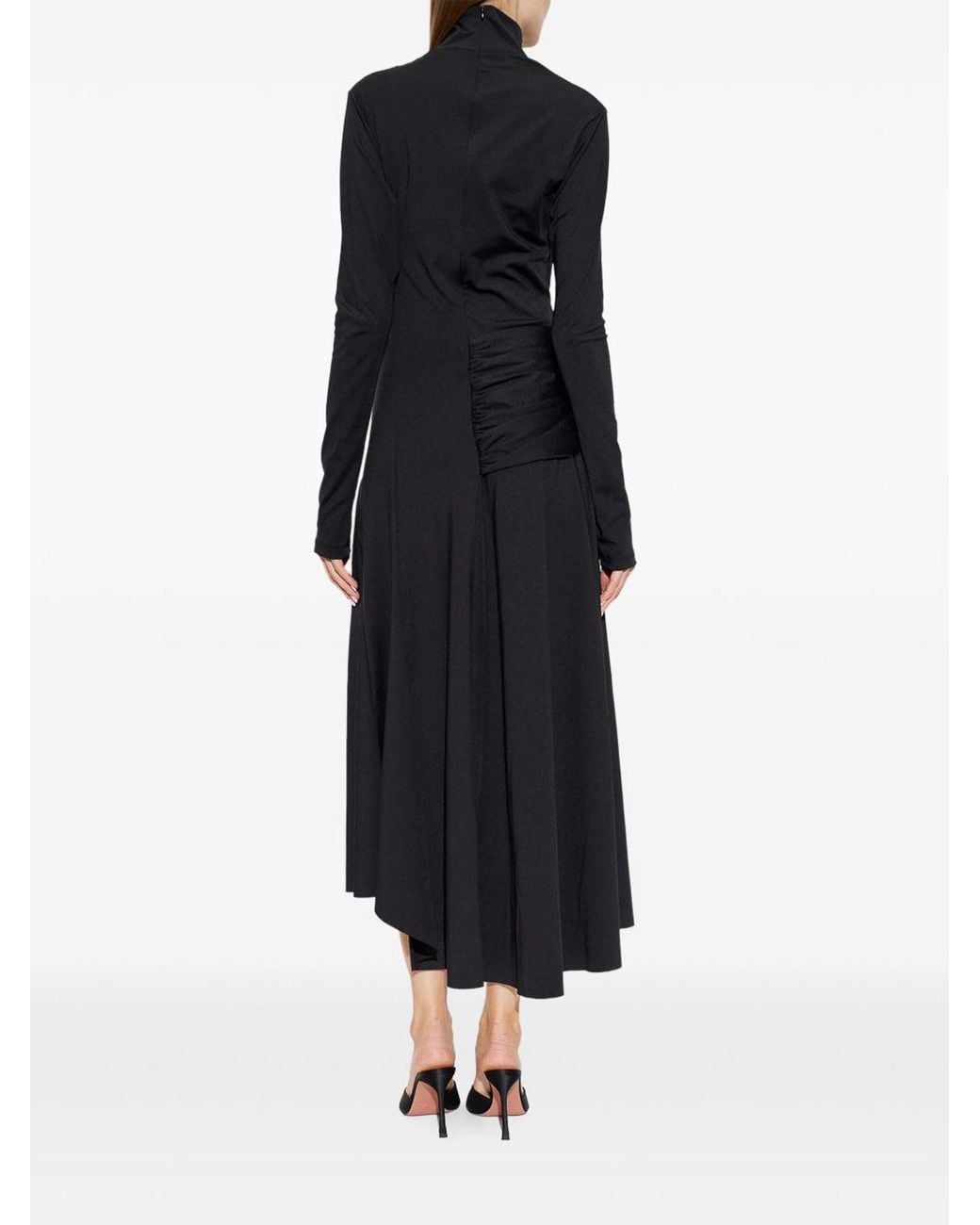 Victoria Beckham Black Midi Dress
