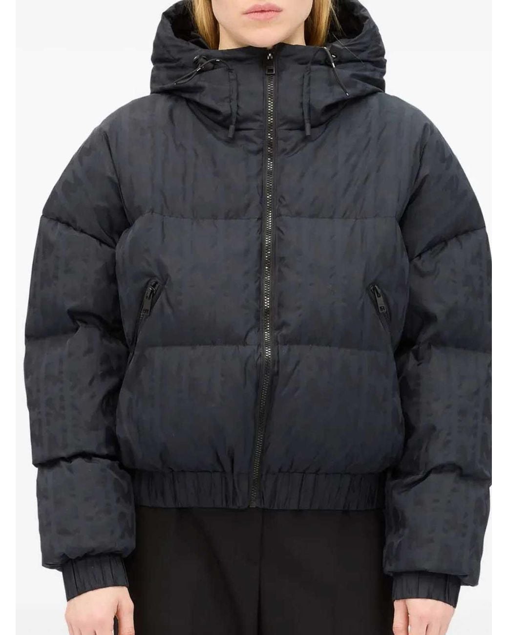 MSGM Blue Hooded Jacket