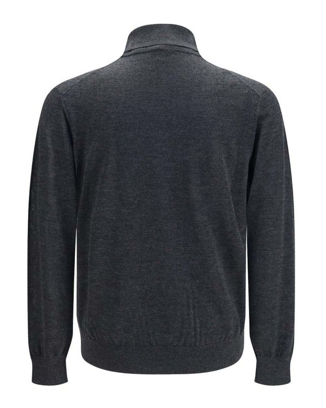 Giorgio Armani Blue Cashmere Turtleneck Sweater for men