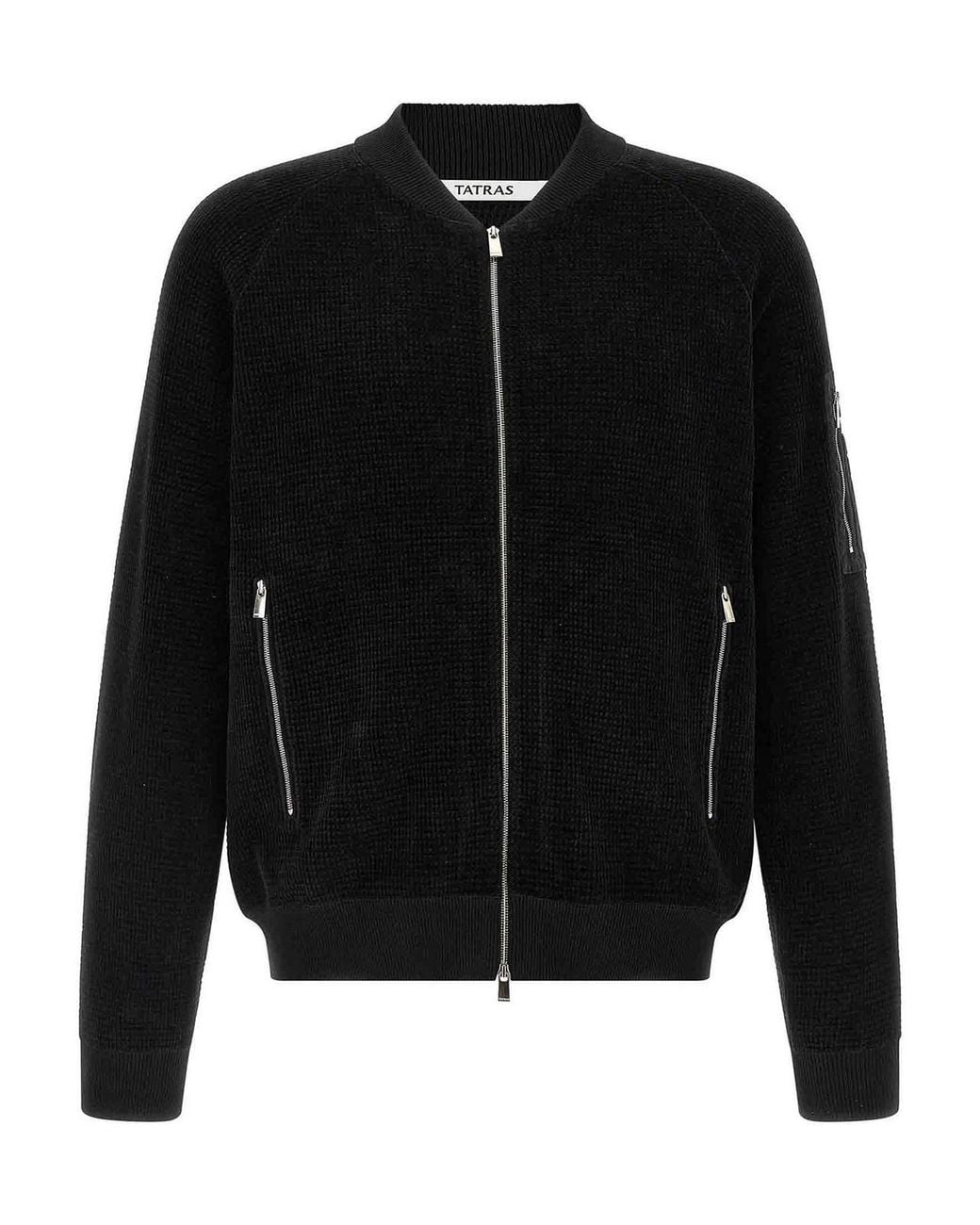 Tatras Black Bomber Jacket for men