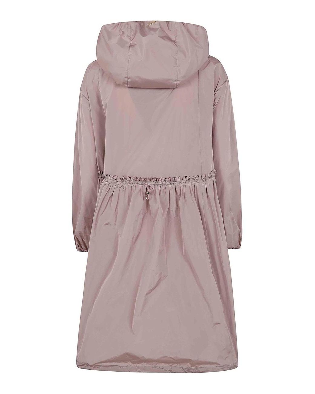 Herno Purple Midi Hooded Jacket