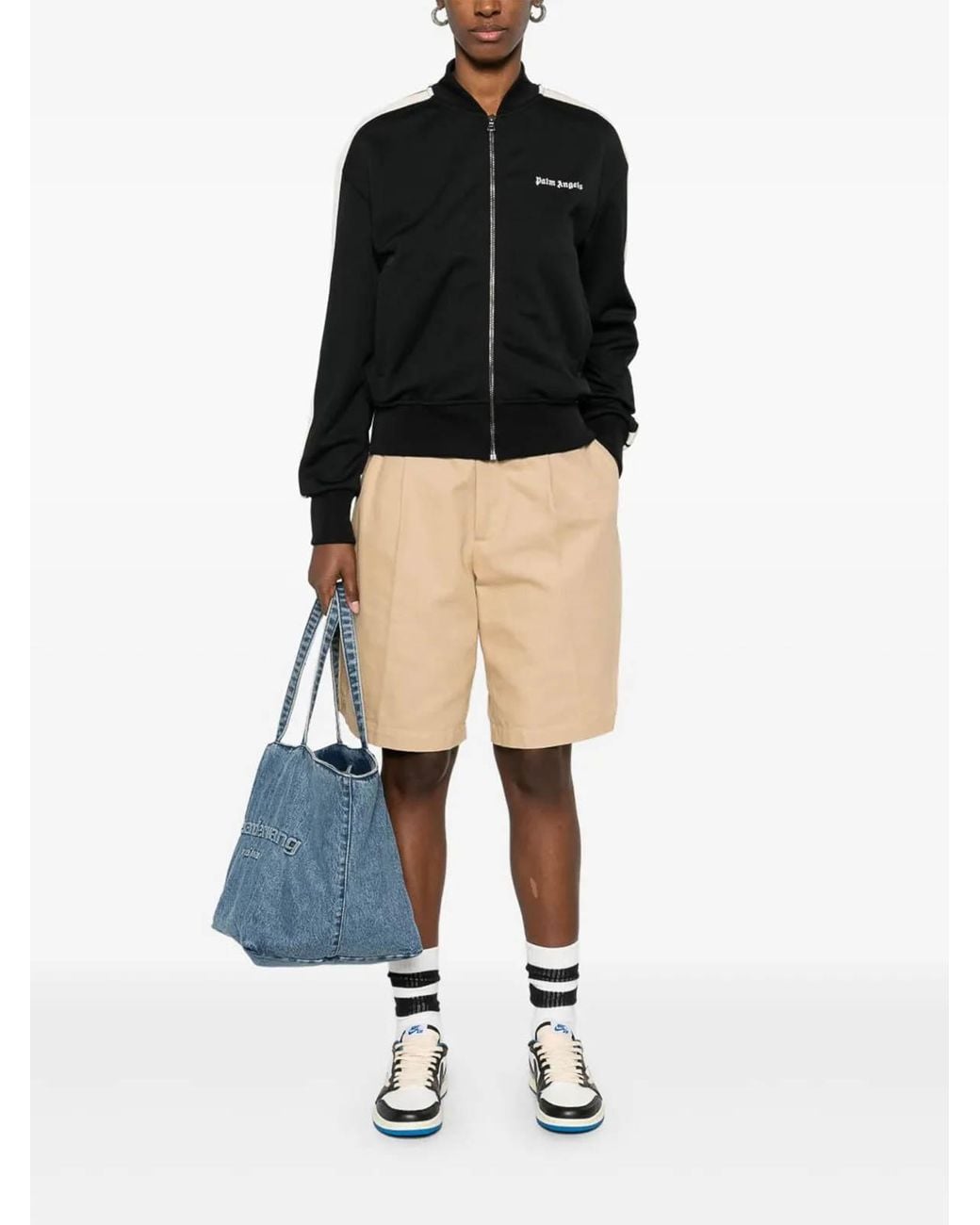Palm Angels Black Bomber Jacket