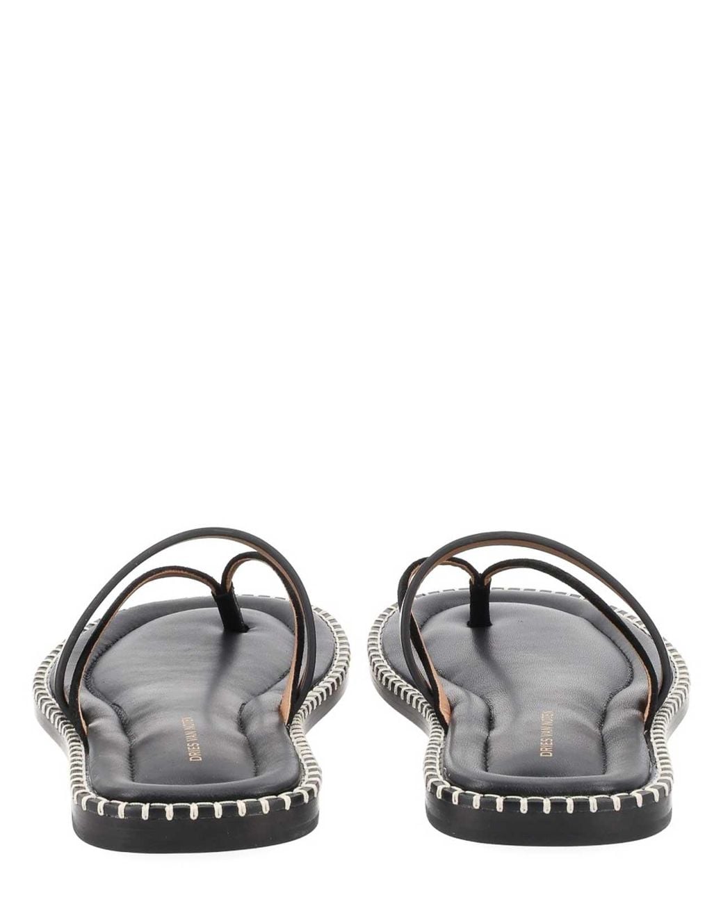 Dries Van Noten White Leather Sandal for men