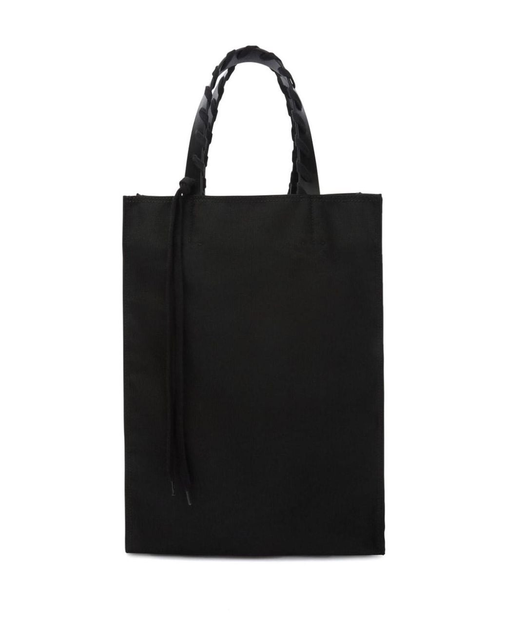 Palm Angels Black Logo-Print Tote Bag for men