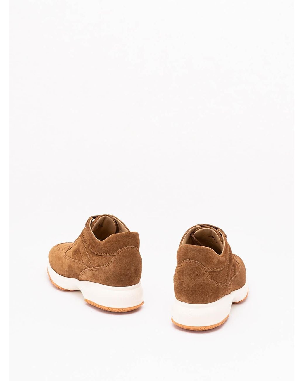 Hogan Brown Interactive Sneakers