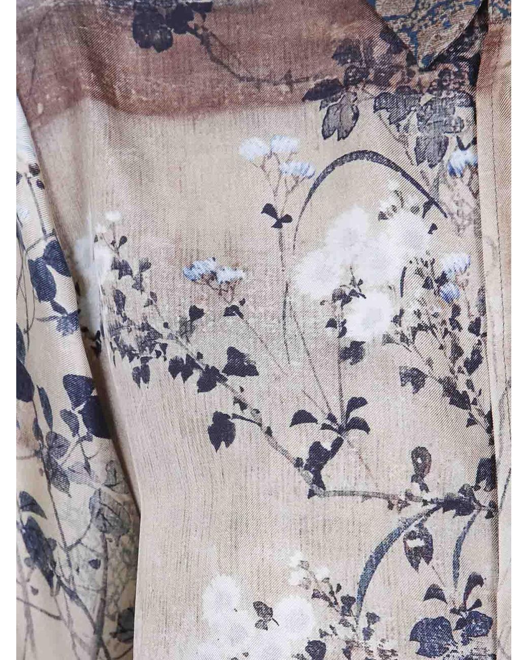 Pierre Louis Mascia Gray Aloe S Long Sleeves Shirt