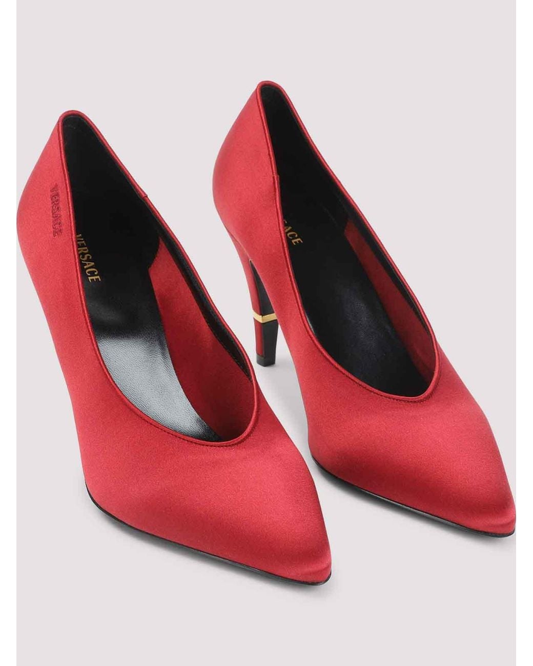 Versace Pink Decollete Pumps