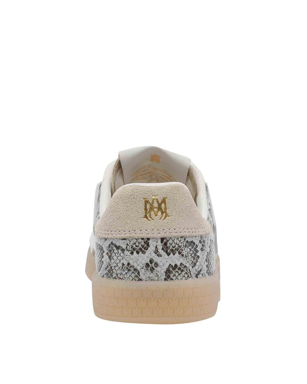 Amiri White Snake Pacific Bones Sneakers
