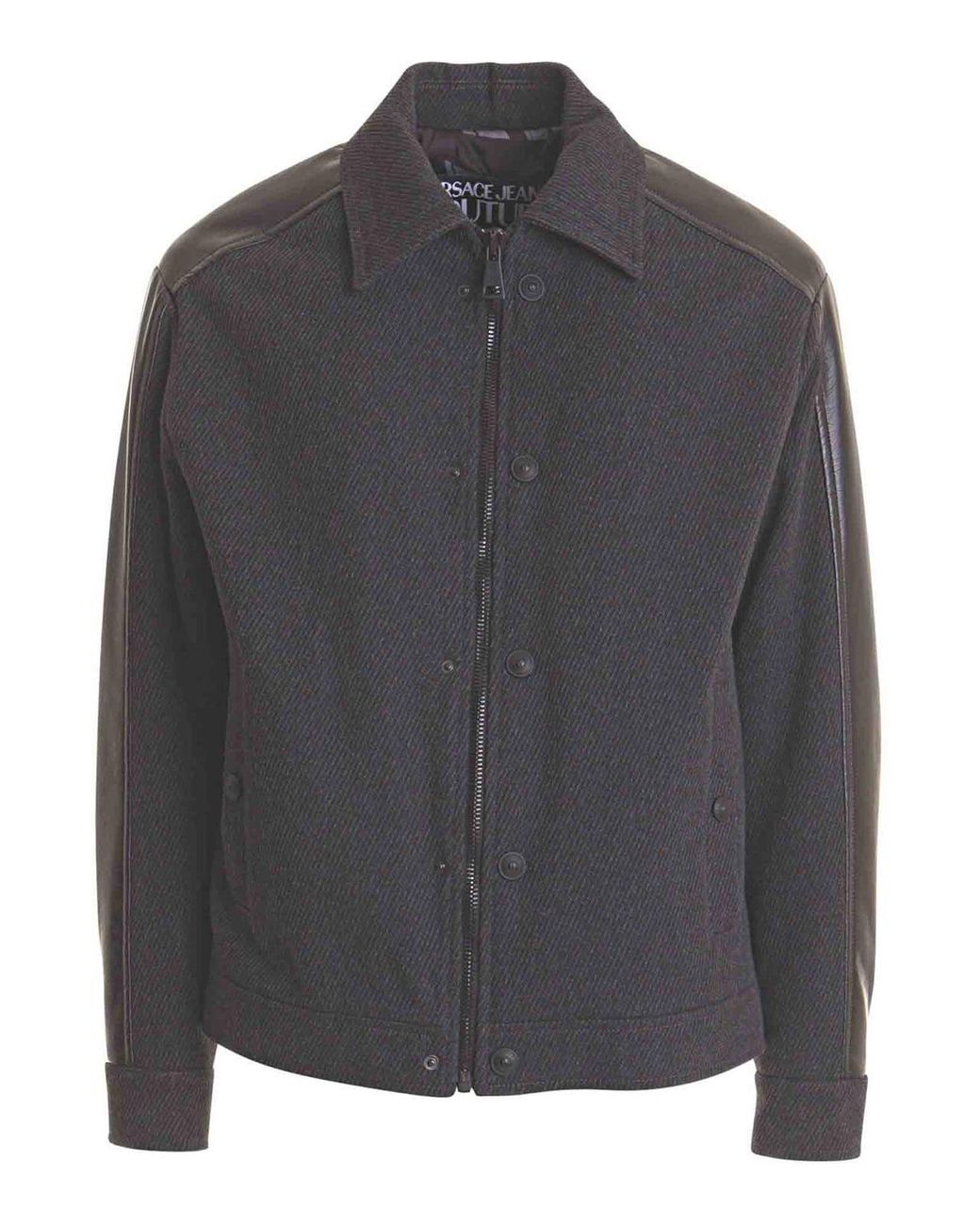 Versace Jeans Couture Gray Jacket for men